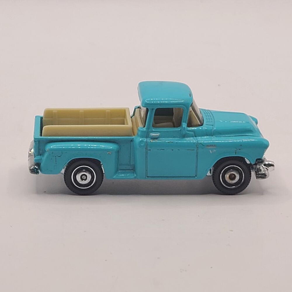 2009 Matchbox #38 1957 GMC Stepside Pickup (Light Blue) - LOOSE Check Condition